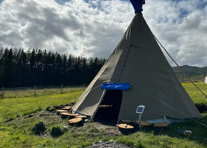 Thainstone Tipi Off Grid Camping, On Top Nc500