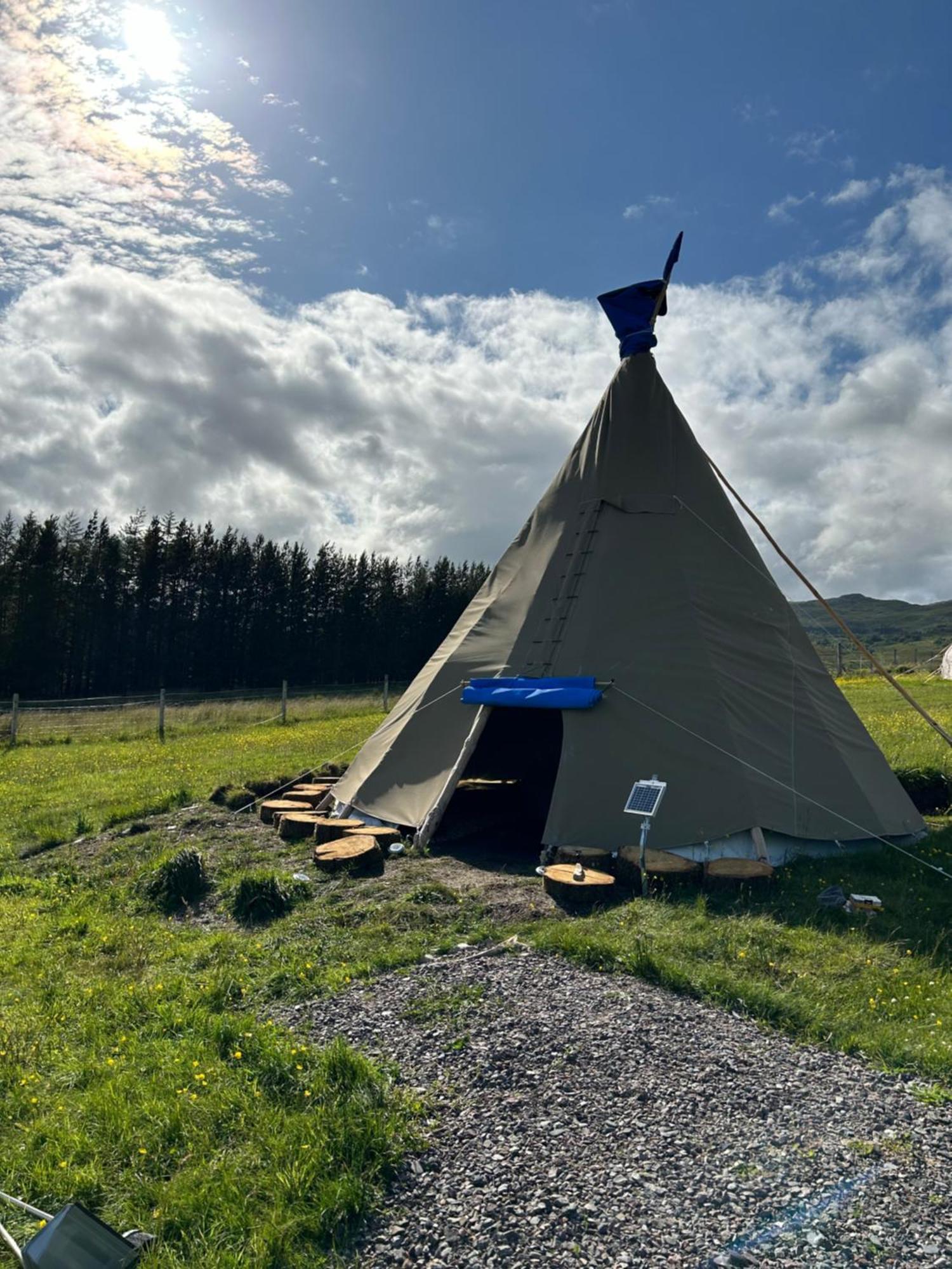 Thainstone Tipi Off Grid Camping, On Nc500 * Lochcarron